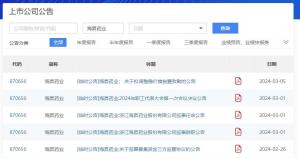 海昇药业，现代化药品研发、生产与销售的领军制药企业