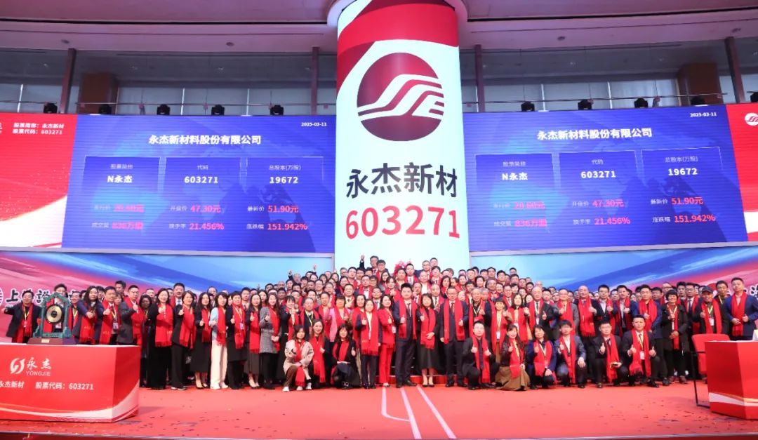 关于永杰新材，存在两种可能的信息