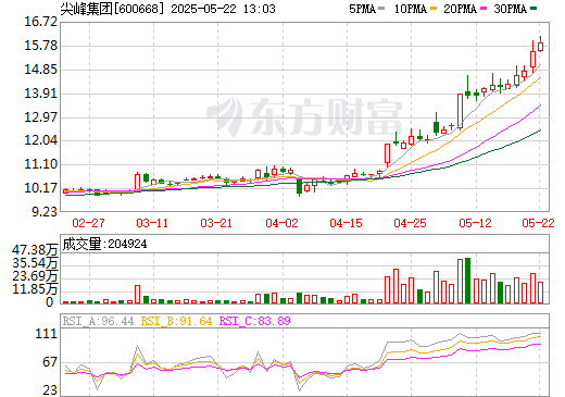 尖峰集团是一家成立于1997年的大型水泥企业，总部位于浙江省金华市。该公司是一家水泥生产全产业链企业集团，专注于水泥生产与销售业务的发展。其主要产品包括水泥熟料、水泥制品等，广泛应用于基础设施建设等领域。尖峰集团在全国范围内拥有多个生产基地，并在水泥生产领域拥有先进的工艺技术和设备。此外，该公司在水泥行业拥有较高的市场份额和良好的声誉，曾获得多项荣誉和认证。