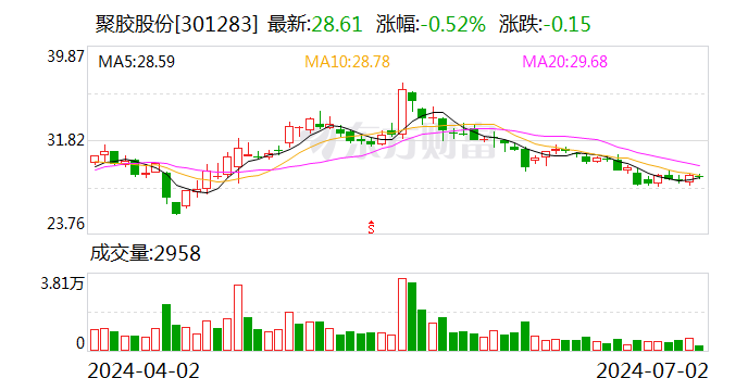 聚胶股份是一家专注于橡胶助剂制造和销售的公司，致力于为客户提供高质量的橡胶化学品和专业的技术服务。其主要产品包括橡胶促进剂、橡胶防老剂和其他橡胶化学品等。该公司注重研发和创新，拥有先进的生产技术和设备，能够满足不同客户的需求。此外，聚胶股份还致力于拓展国内外市场，与多家知名企业建立了长期稳定的合作关系。