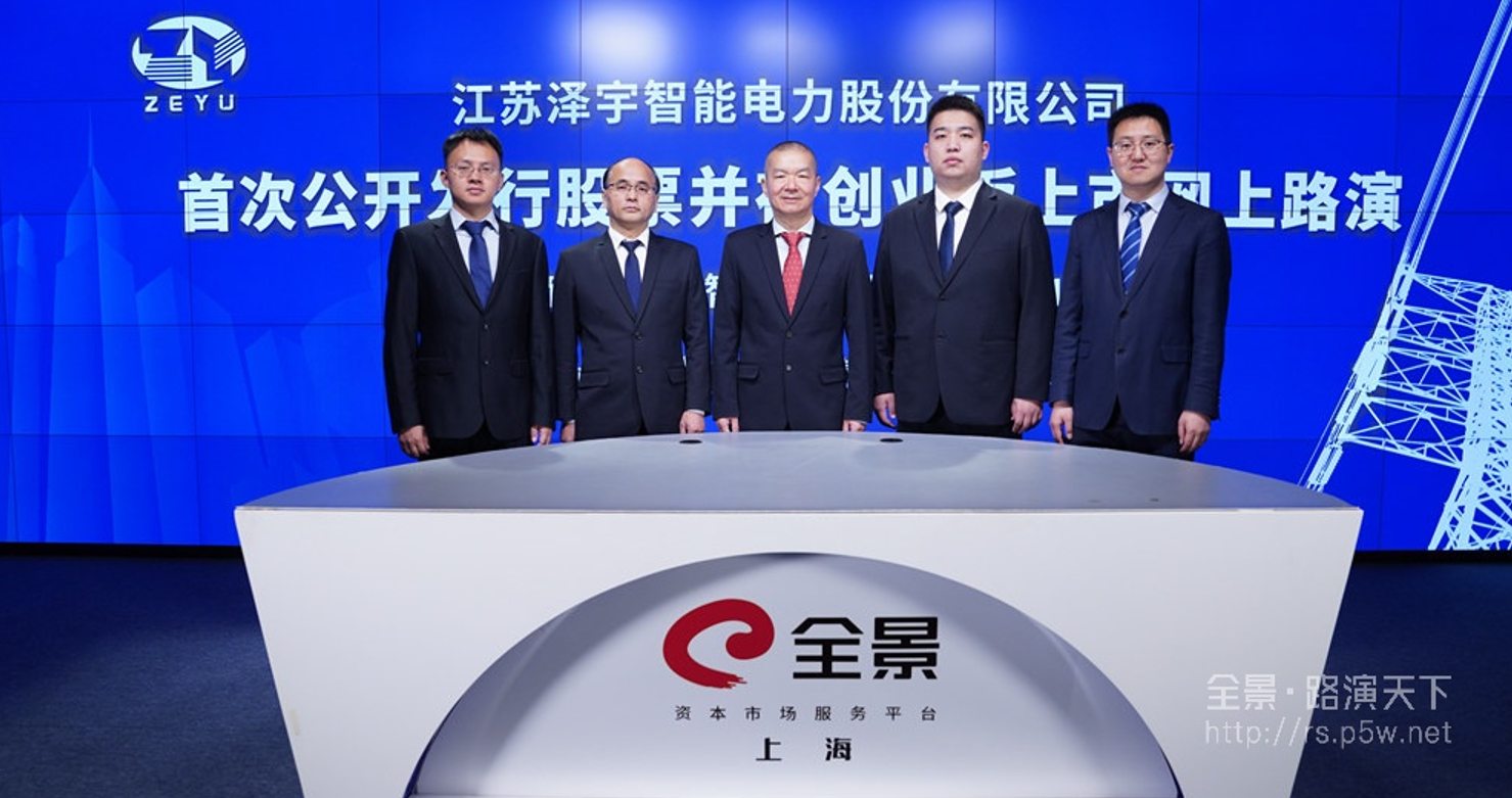 泽宇智能是一家专注于智能电网和新能源领域的企业，主要提供智能电力设备和新能源系统的研发、生产、销售以及相关的技术服务。以下是关于泽宇智能的一些详细信息
