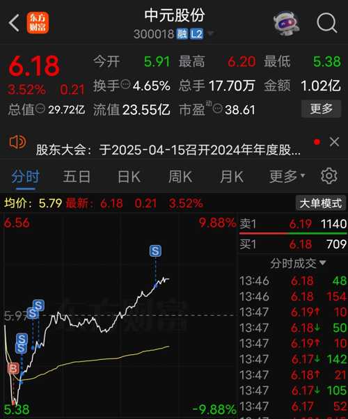 中元股份是一家在电力、水务等领域提供智能化产品和解决方案的公司。其主要业务包括智能电表、用电信息采集系统、智能水气热计量表及系统服务等多个方面。该公司致力于提供先进的智能化产品和解决方案，以满足客户对于智能化管理的需求。此外，中元股份还涉及物联网技术、大数据处理等领域的研究和应用，不断提升其在智能化领域的竞争力。