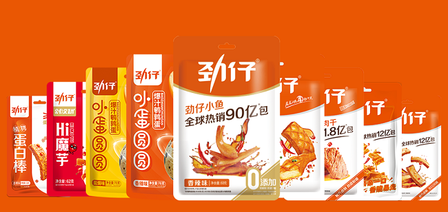 劲仔食品是一家专注于风味小鱼类的研发、生产和销售的企业。其主要产品包括风味小鱼、豆制品、卤蛋等休闲食品。作为一家在行业内拥有一定规模和影响力的企业，劲仔食品在市场上拥有广泛的销售网络和消费者群体。