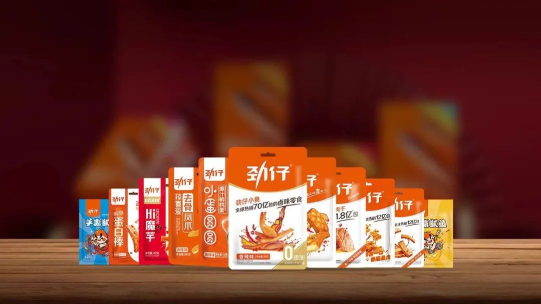 劲仔食品是一家专注于风味小鱼类的研发、生产和销售的企业。其主要产品包括风味小鱼、豆制品、卤蛋等休闲食品。作为一家在行业内拥有一定规模和影响力的企业，劲仔食品在市场上拥有广泛的销售网络和消费者群体。
